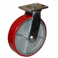 Большегрузное полиуретановое неповоротное колесо