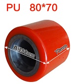 Ролик полиуретановый для рохли 80*70 мм